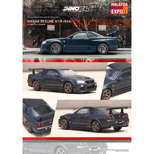 Inno64 Nissan Skyline R34 FULL CARBON MALAYSIA DIECAST EXPO 2023 Event Edition 1:64 - Premium Nissan - Just $64.99! Shop now at Retro Gaming of Denver