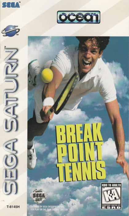 Break Point Tennis (Sega Saturn) - for just $0! 
