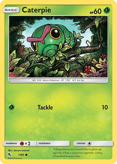 Caterpie (Hidden Fates) Near Mint - for just $0.11! 