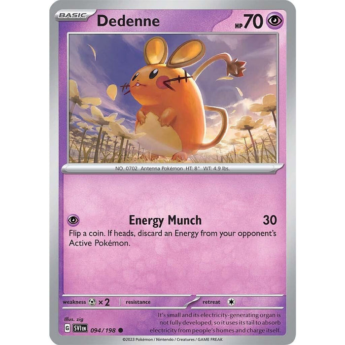 Dedenne (094/198) [Scarlet & Violet: Base Set] - Just $0.05! Shop now at Retro Gaming of Denver