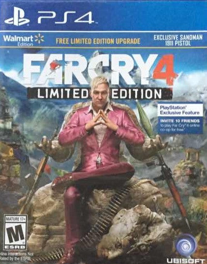 Far Cry 4: Limited Edition Walmart Exclusive (Playstation 4) - for just $0! 