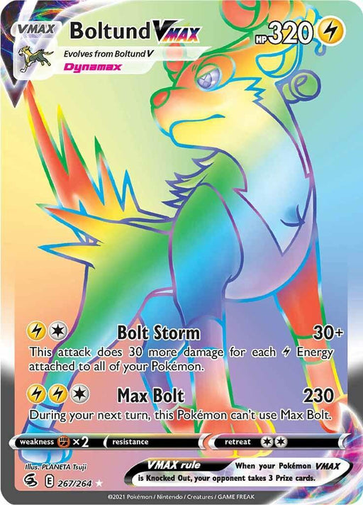 Boltund VMAX (267/264) [Sword & Shield: Fusion Strike] - for just $3! 