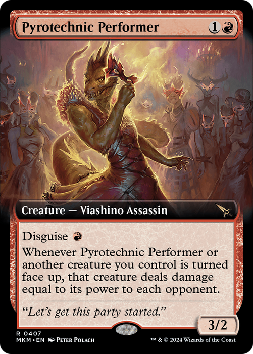 Pyrotechnic Performer (MKM-407) - Murders at Karlov Manor: (Extended Art) - for just $0.06! 