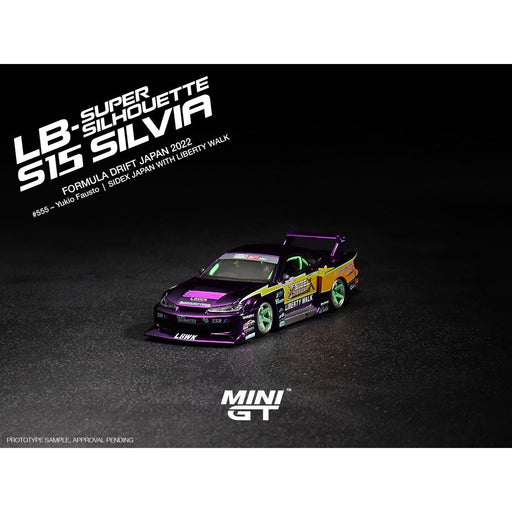Mini-GT Silvia LB-Super Silhouette S15 Silvia Formula Drift Japan 2022 #576 1:64 MGT00576 - Just $24.99! Shop now at Retro Gaming of Denver