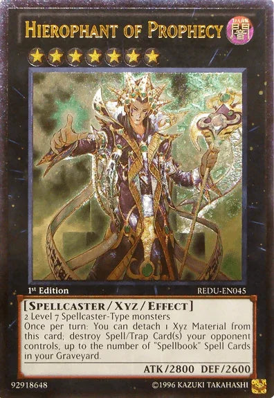 Hierophant of Prophecy [REDU-EN045] Ultimate Rare - for just $2! 