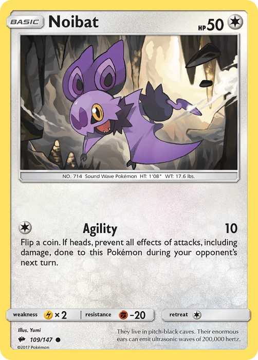 Noibat (109/147) [Sun & Moon: Burning Shadows] - for just $0.10! 
