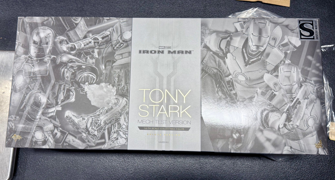 Tony Stark (Mech Test Version 2.0) Deluxe MMS582 Marvel Sixth Scale Figure by Hot Toys - for just $350! 