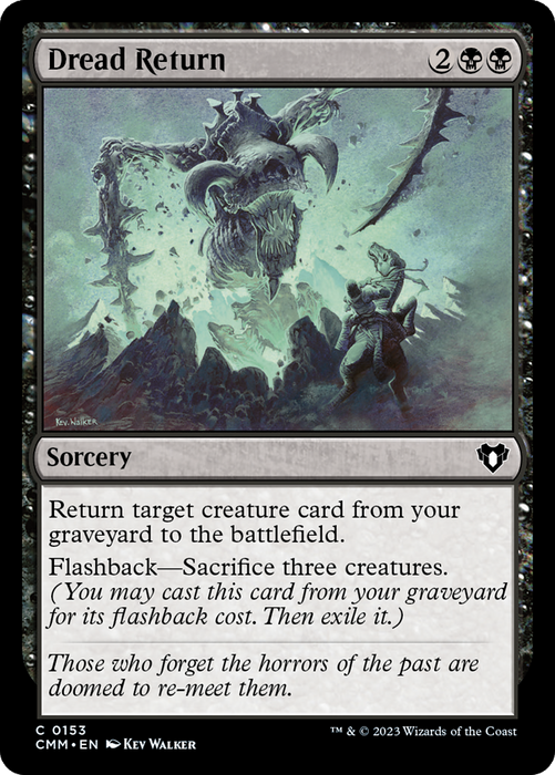 Dread Return (CMM-153) - Commander Masters - for just $0.17! 