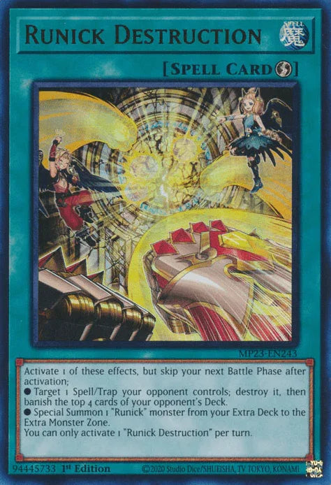 Runick Destruction [MP23-EN243] Ultra Rare - for just $0.25! 