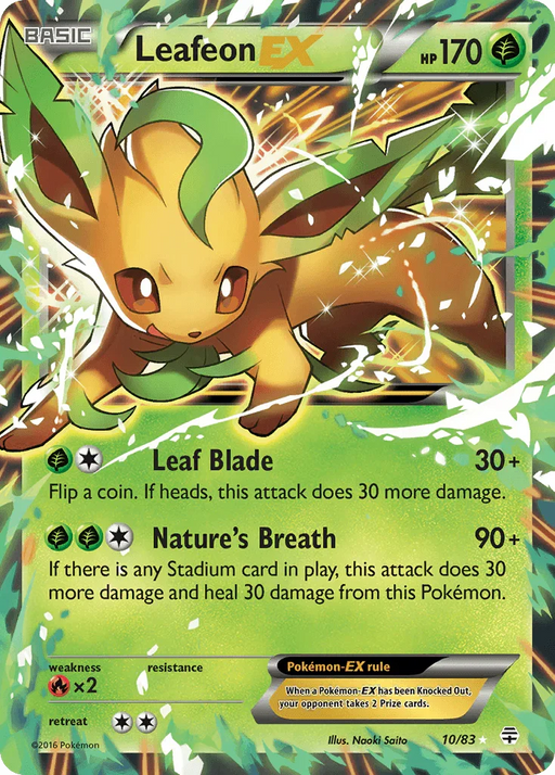 Leafeon EX (10/83) [XY: Generations] - for just $18.75! 