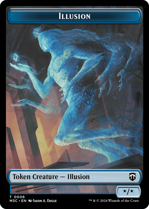 Illusion // Servo Double-Sided Token [Modern Horizons 3 Commander Tokens] - Just $0.10! Shop now at Retro Gaming of Denver