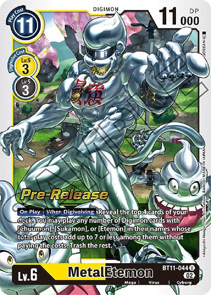 MetalEtemon [BT11-044] [Dimensional Phase Pre-Release Promos] - Just $1.35! Shop now at Retro Gaming of Denver