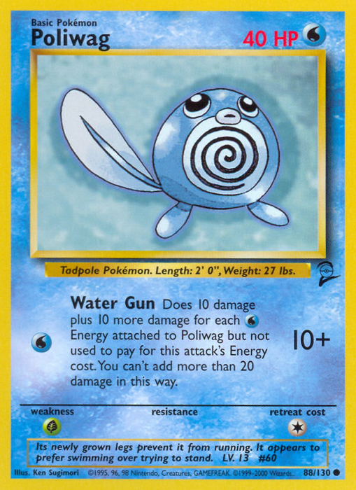 Poliwag (88/130) [Base Set 2] - Just $0.10! Shop now at Retro Gaming of Denver