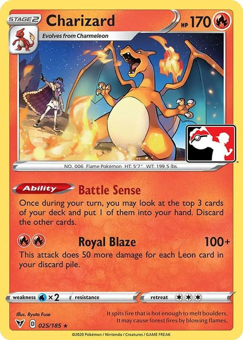 Charizard (025/185) [Prize Pack Series One] - for just $13.45! 