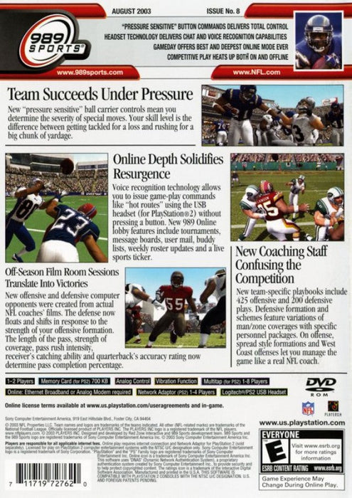 NFL Gameday 2004 – PlayStation 2 (PS2) - for just $3.99! 