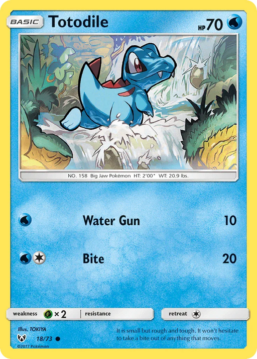 Totodile (18/73) [Sun & Moon: Shining Legends] - for just $0.15! 