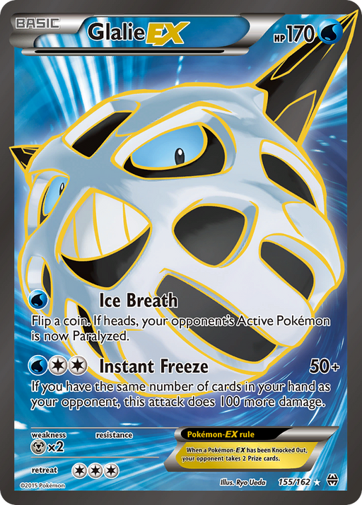 Glalie EX (155/162) [XY: BREAKthrough] - Just $1.20! Shop now at Retro Gaming of Denver