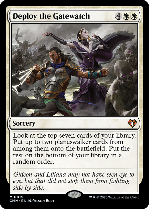 Deploy the Gatewatch (CMM-819) - Commander Masters - for just $0.08! 