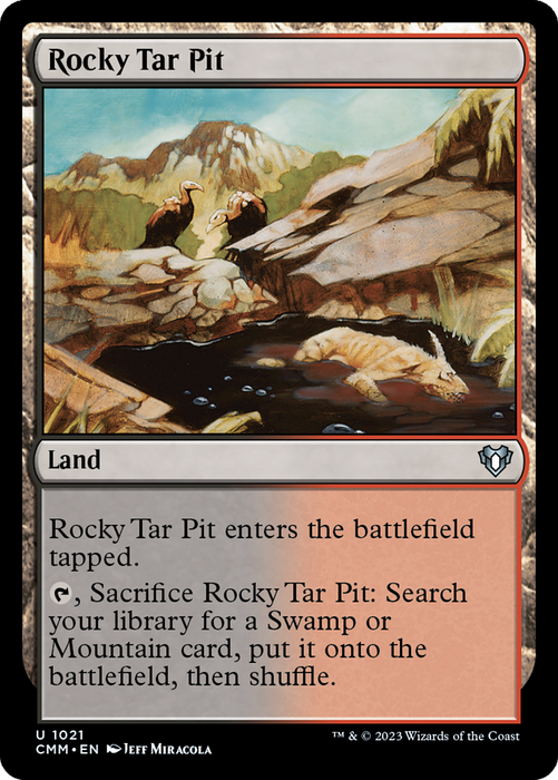 Rocky Tar Pit (CMM-1021) - Commander Masters - for just $0.06! 