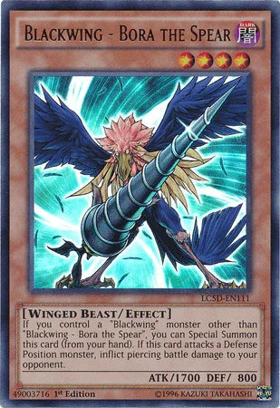 Blackwing - Bora the Spear [LC5D-EN111] Ultra Rare - for just $2.35! 
