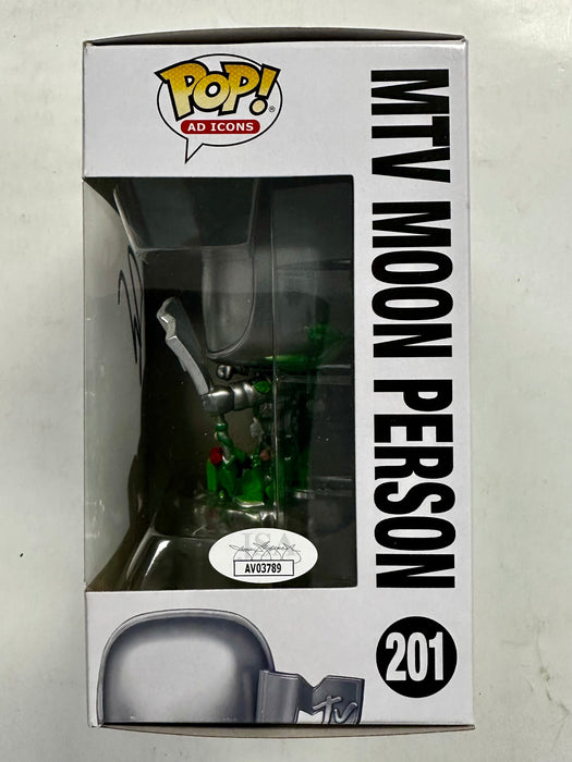 Pat Monahan (Train) Signed MTV Moon Person Funko Pop #201 With JSA COA - for just $130! 