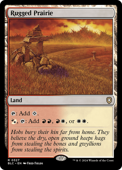 Rugged Prairie (BLC-327) - Bloomburrow Commander - for just $0.10! 