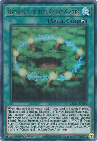 Opening of the Spirit Gates [MP21-EN251] Ultra Rare - for just $0.40! 