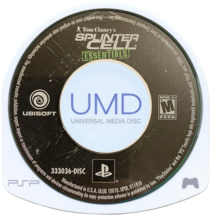 Tom Clancy's Splinter Cell: Essentials – PlayStation Portable (PSP) - for just $12.99! 