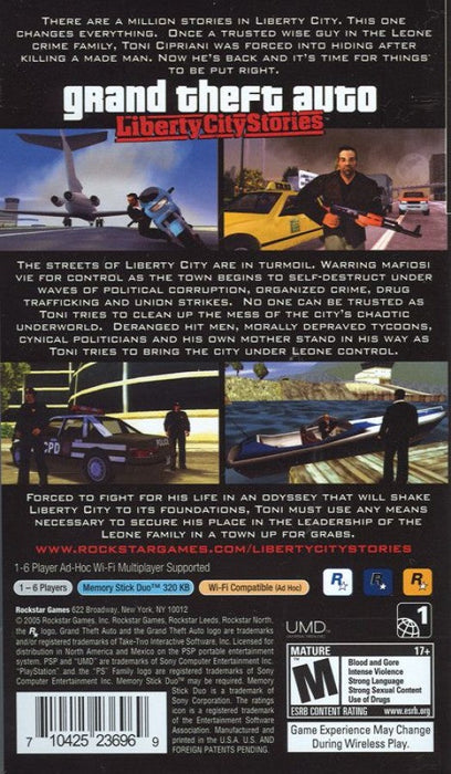 Grand Theft Auto: Liberty City Stories – PlayStation Portable (PSP) - for just $23.99! 