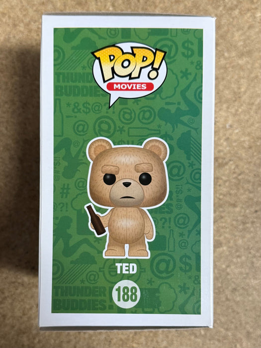 Seth MacFarlane Signed Ted 2 Vaulted Funko Pop! #188 With JSA COA - for just $500! 