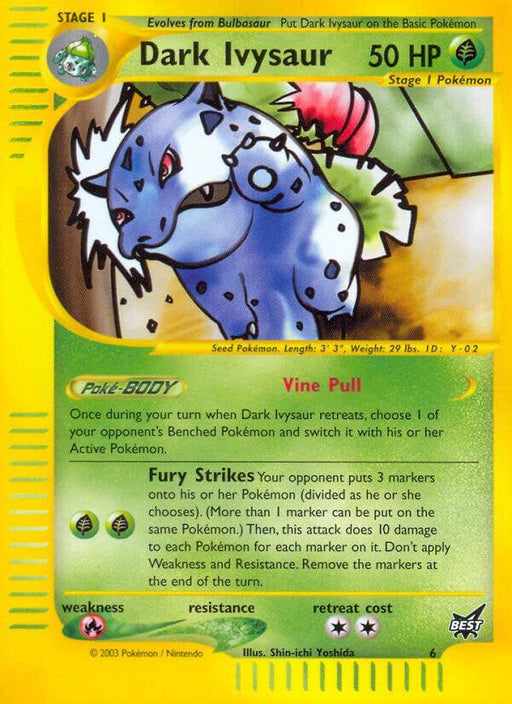 Dark Ivysaur (6) [Best of Promos] - for just $17.90! 