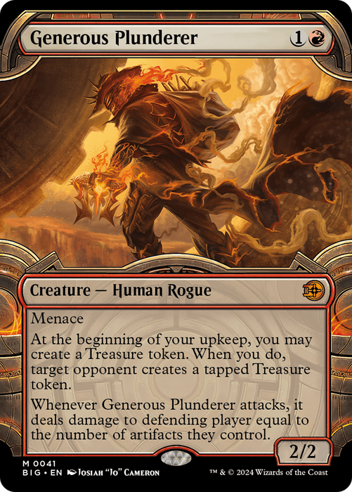 Generous Plunderer (BIG-041) - The Big Score: (Showcase) - for just $10.97! 