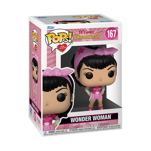 Funko Pop! DC Bombshells: Wonder Woman Breast Cancer Awareness - Premium Figure - Just $8.95! Shop now at Retro Gaming of Denver