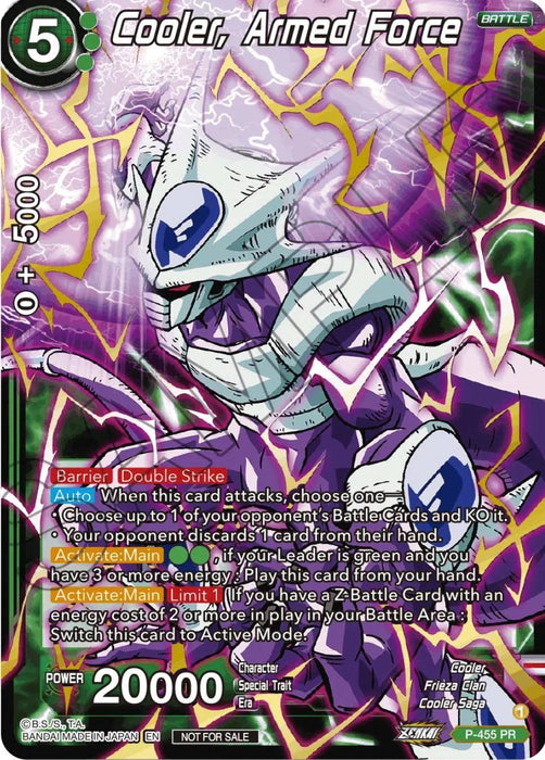 Cooler, Armed Force (Championship Selection Pack 2023 Vol.1) (Gold-Stamped) (P-455) [Tournament Promotion Cards] - for just $6.15! 