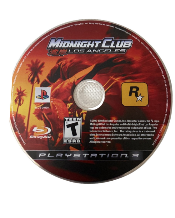 Midnight Club: Los Angeles – PlayStation 3 (PS3) - for just $12.99! 