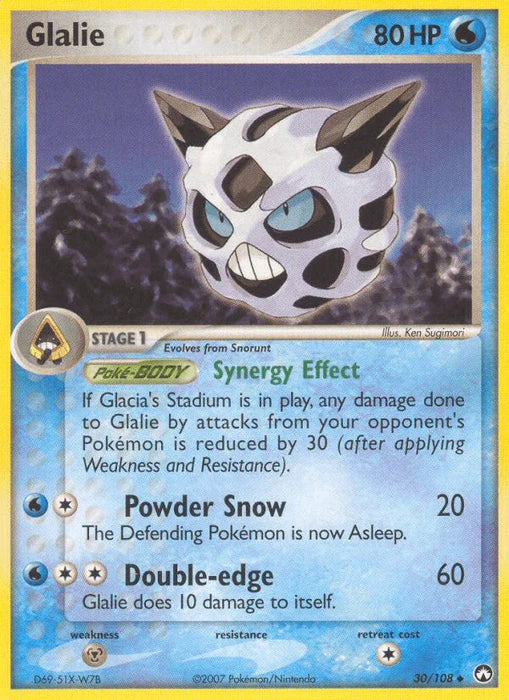 Glalie (30/108) [EX: Power Keepers] - for just $0.50! 