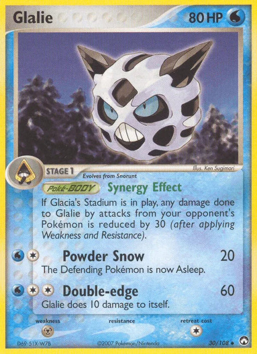 Glalie (30/108) [EX: Power Keepers] - for just $0.55! 