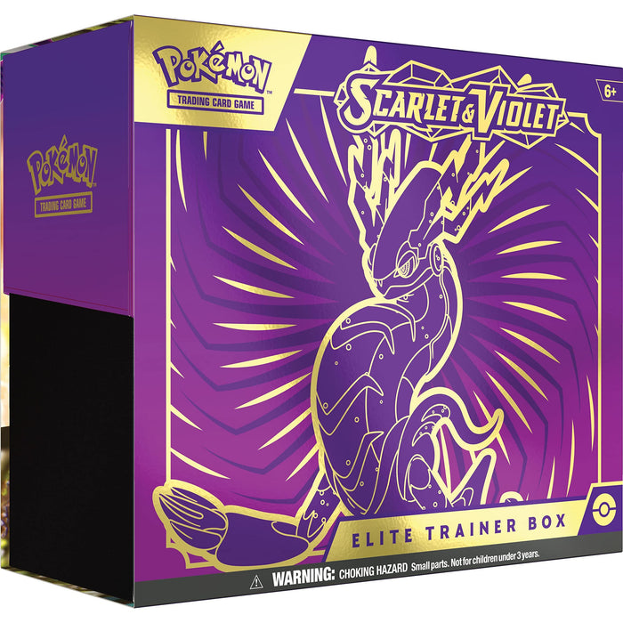 Pokemon Scarlet & Violet Elite Trainer Box - Miraidon Purple - Just $51.25! Shop now at Retro Gaming of Denver