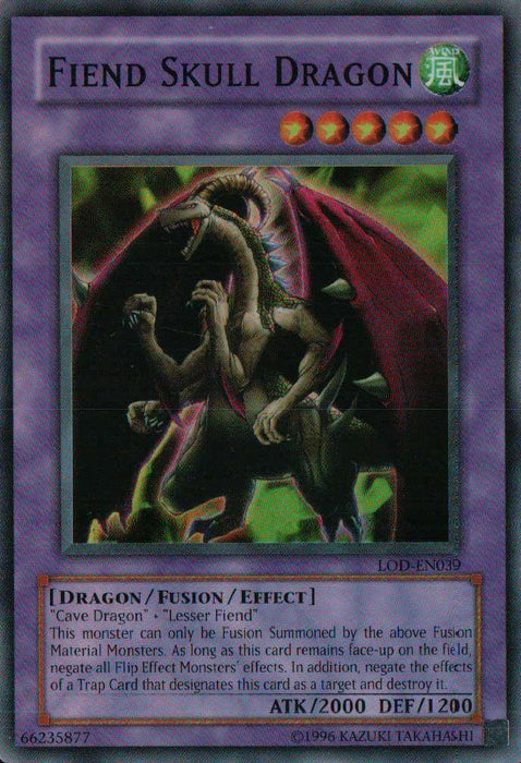 Fiend Skull Dragon [LOD-EN039] Super Rare - for just $3.20! 