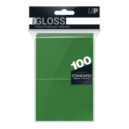 Ultra PRO: Standard 100ct Sleeves - PRO-Gloss (Green) - Just $0! Shop now at Retro Gaming of Denver