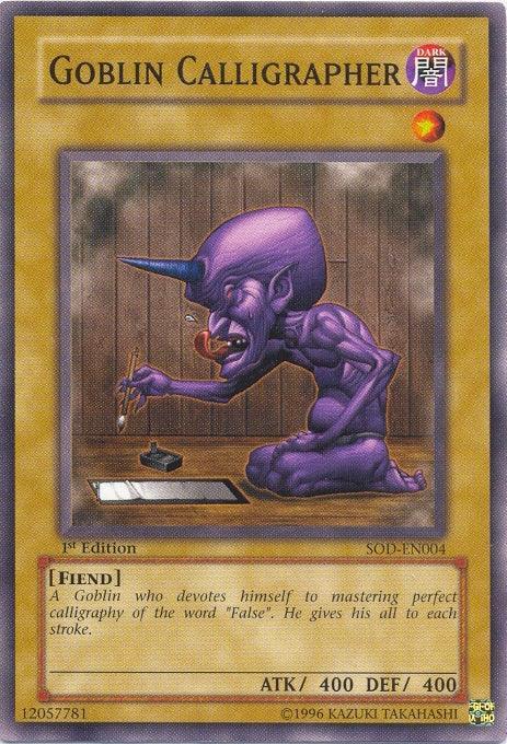 Goblin Calligrapher [SOD-EN004] Common - for just $0.10! 
