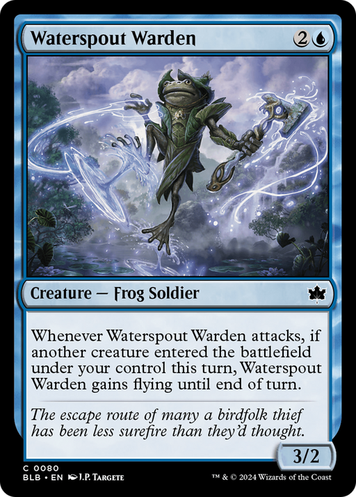 Waterspout Warden (BLB-080) - Bloomburrow - for just $0.02! 