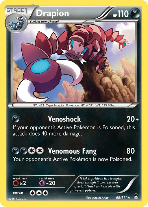 Drapion (65/111) [XY: Furious Fists] - for just $0.20! 