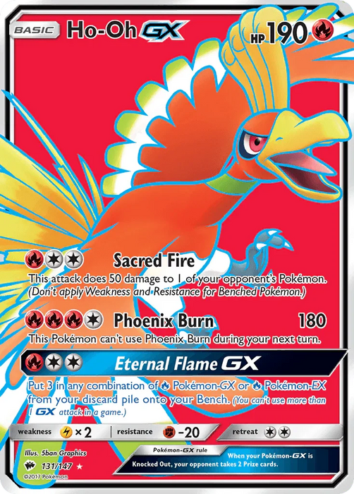 Ho-Oh GX (131/147) [Sun & Moon: Burning Shadows] - for just $6.25! 