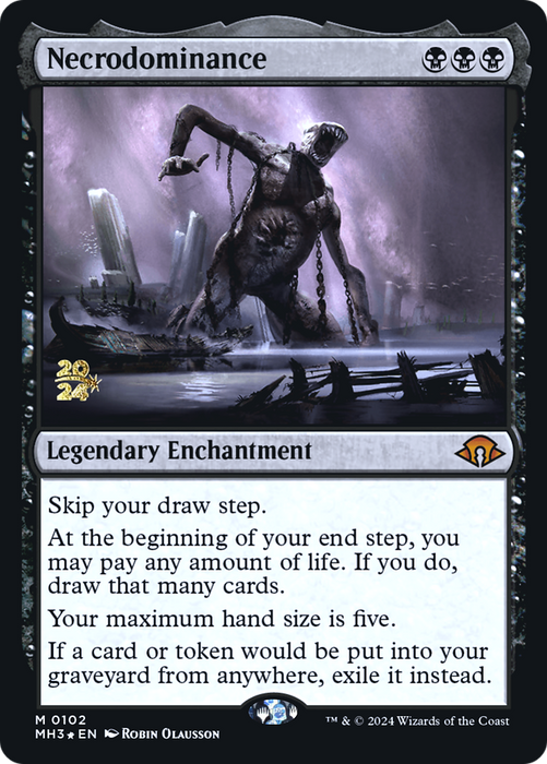 Necrodominance (PRE-102) - Modern Horizons 3 Promos Foil - for just $2.51! 