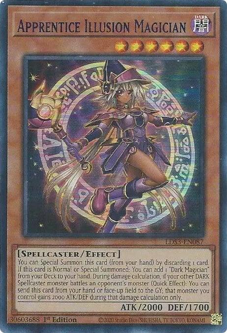 Apprentice Illusion Magician (Blue) [LDS3-EN087] Ultra Rare - for just $0.30! 