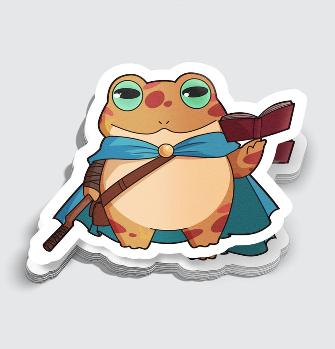 Wizard Frog RPG Class Inspired Sticker - 3" - for just $3.50! 