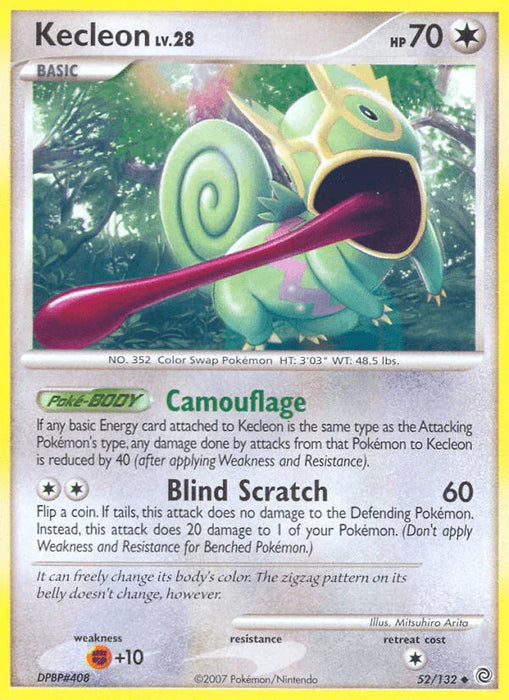 Kecleon (52/132) [Diamond & Pearl: Secret Wonders] - for just $0.25! 