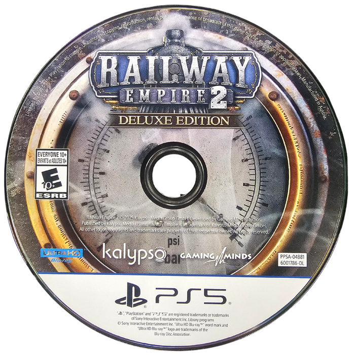 Railway Empire 2 Deluxe Edition – Playstation 5 (PS5) - for just $25.99! 