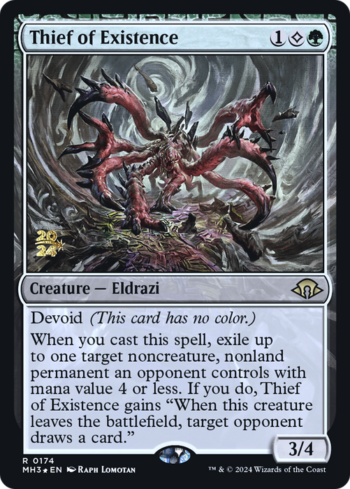 Thief of Existence (PRE-174) - Modern Horizons 3 Promos: (devoid) Foil - for just $0.23! 